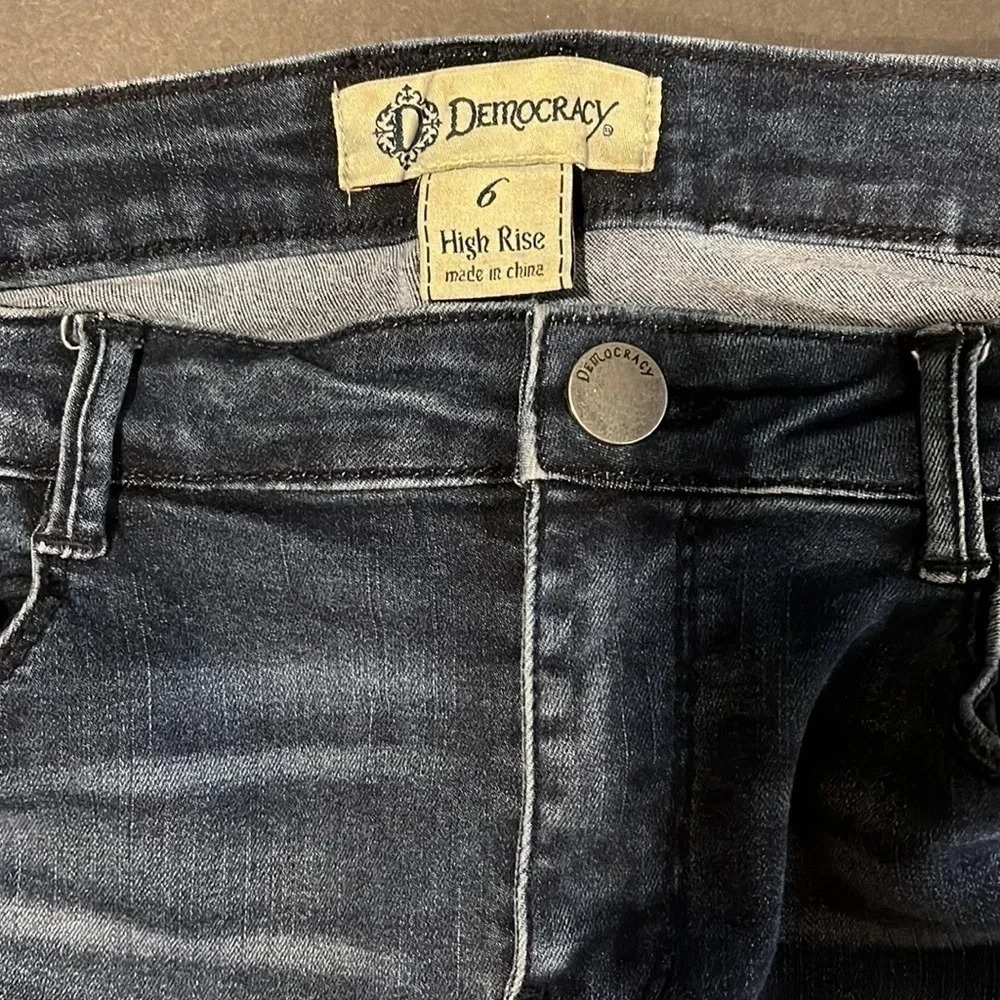 Democracy High Rise Skinny Jean Women’s Size 6 - Picture 5 of 6